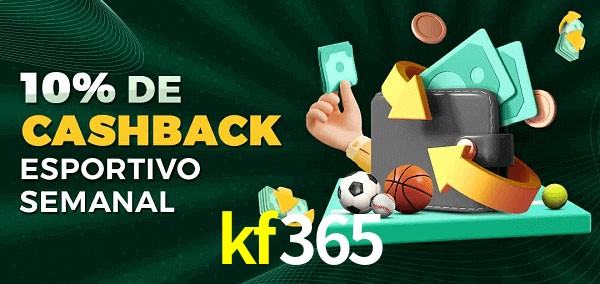 10% de bônus de cashback na kf365